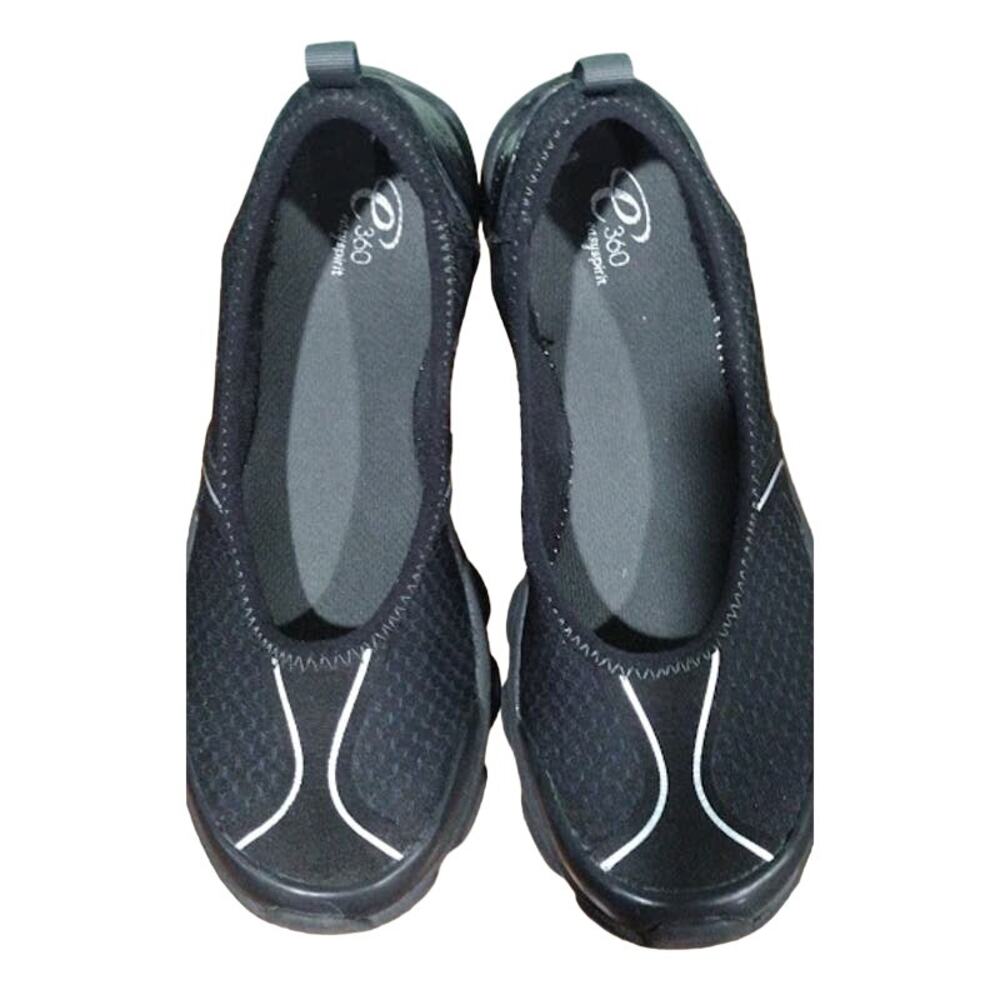 Easy Spirit e360 Step In Comfort Shoes, Black, Sz 6.5